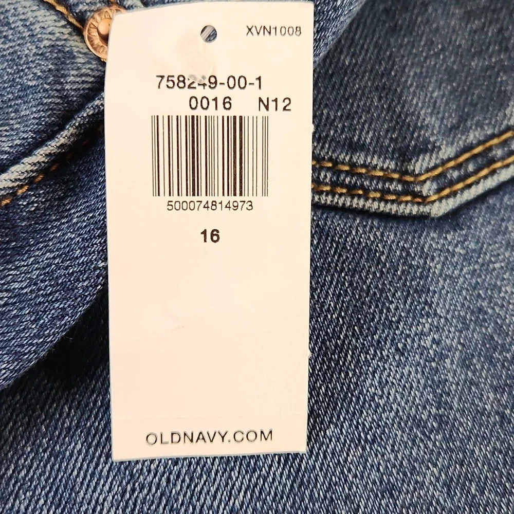 Old Navy  O.G. Straight Built In Warm Jeans. Girls Size 16